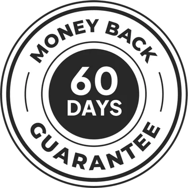 60 days money back guarantee seal